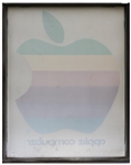 Original Apple Computer, Inc. Signs Measuring Over 4' x 5' -- One of the Earliest Apple Retail Signs, Circa 1978